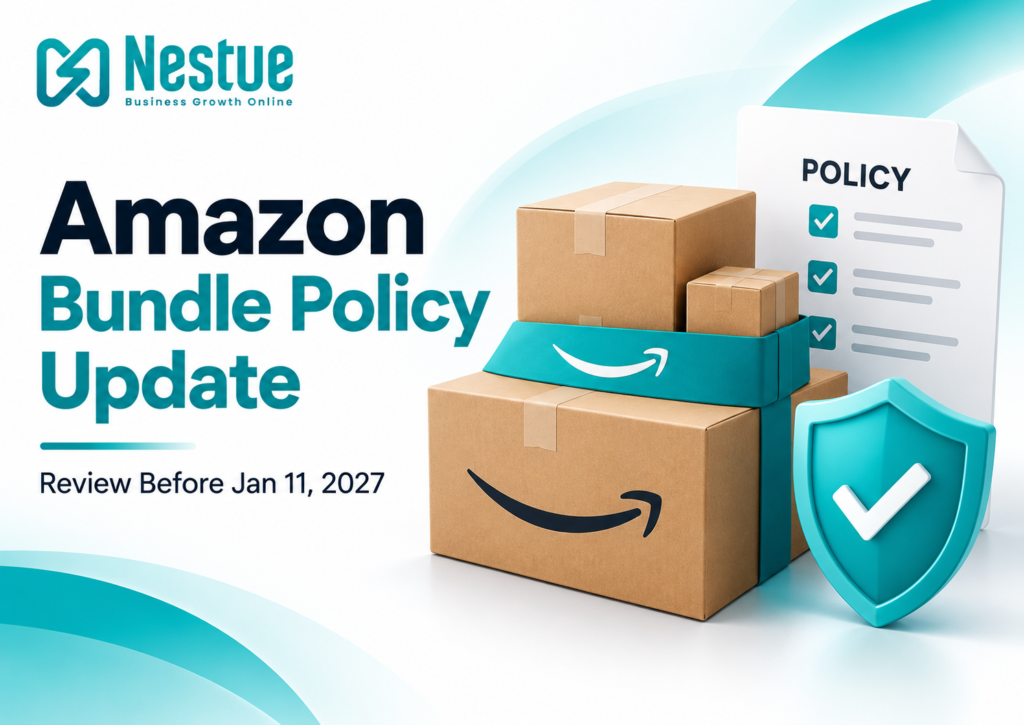 Amazon product bundling policy update for FBA sellers reviewing bundle compliance before January 11 2027